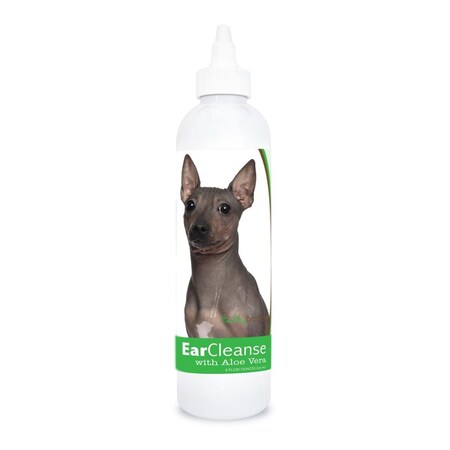 Healthy Breeds 8 oz American Hairless Terrier Ear Cleanse with Aloe Vera Cucumber Melon 840235197690